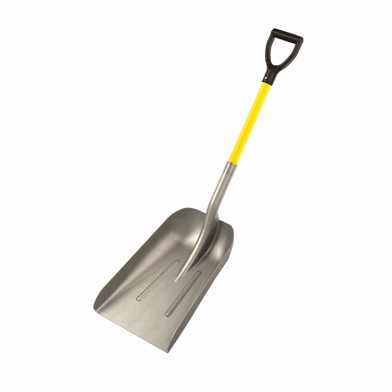 Scoop Shovel Aluminum Alloy with 27" Fiberglass Handle